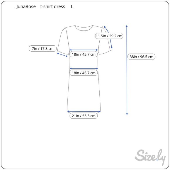 JunaRose Coral T-shirt Dolman Sleeve Tie-waist Knee-length Dress Sz L - Picture 8 of 8